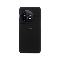 Official OnePlus Sandstone Black Bumper Case - For OnePlus 11