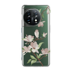 LoveCases White Cherry Blossom  Gel Case - For OnePlus 11