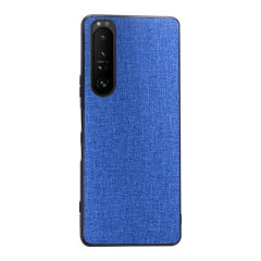 Olixar Blue Fabric Case - For Sony Xperia 1 V