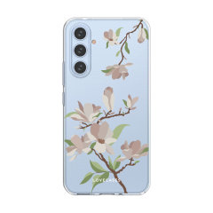LoveCases White Cherry Blossom Gel Case - For Samsung Galaxy A54 5G