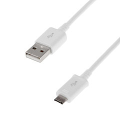 Official Samsung White USB-A to Micro-USB Sync and Charge 1M Cable