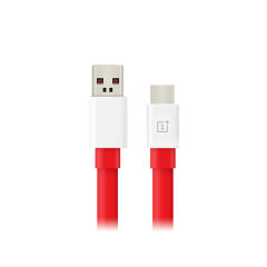 Official OnePlus Supervooc Red USB-A to USB-C 1M Charging Cable