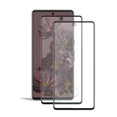 Olixar 2 Pack Full Cover Tempered Glass Screen Protectors - For Google Pixel 7 Pro