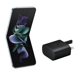 Official Samsung Black 25W PD USB-C Charger - For Samsung Galaxy Z Flip5