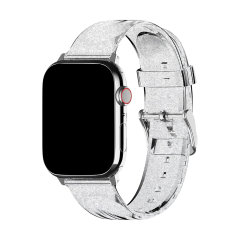 Lovecases Silver Glitter TPU Apple Watch Straps - Apple Watch Series 1 38mm