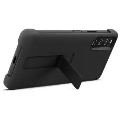 Official Sony Black Style Cover Stand Case - Sony Xperia 10 V