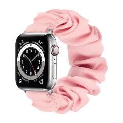 Lovecases Pink Satin Scrunchie Strap - For Apple Watch SE 2020 40mm