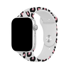 Lovecases Colourful Leopard Silicone Strap - For Apple Watch SE 2020 40mm