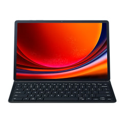 Official Samsung Black Slim Book Cover Keyboard - For Samsung Galaxy Tab S9 Plus