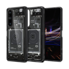 Spigen Black Ultra-Hybrid Zero One Case - For Sony Xperia 1 V