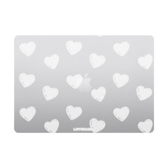 LoveCases White Hearts Case -  For MacBook Air 15" 2023