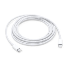 Official Apple White USB-C to USB-C Charge and Sync 2m Cable - For iPhone 15 Plus