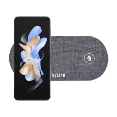 Olixar 20W Grey Dual Wireless Charger Pad - For Samsung Galaxy Z Flip5