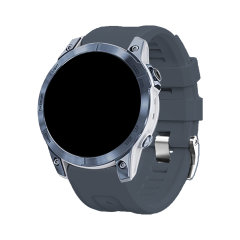 Olixar Garmin Watch Blue 22mm Silicone Strap - For Garmin Watch Fenix 7 Pro