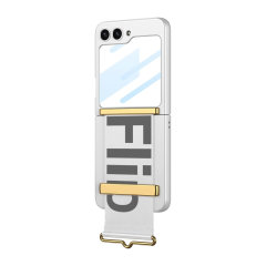 Olixar White Strap Case with Inbuilt Screen Protector - For Samsung Galaxy Z Flip5