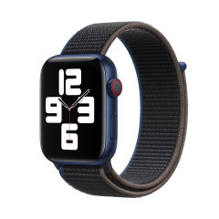 Official Apple Charcoal Sport Band - Apple Watch Series 9 45mm