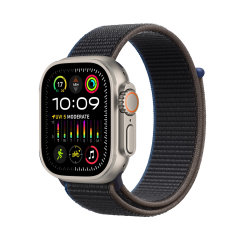 Official Apple Charcoal Sport Loop - Apple Watch Ultra 2