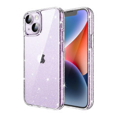 Olixar Clear Glitter Case - For iPhone 14 Plus