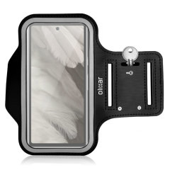Olixar Black Running and Fitness Armband Holder - For Google Pixel 8 Pro