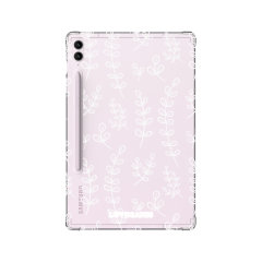 LoveCases White Botanical Case - For Samsung Galaxy Tab S9 FE Plus