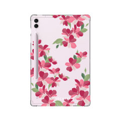 LoveCases Cherry Blossom Case - For Samsung Galaxy Tab S9 FE Plus