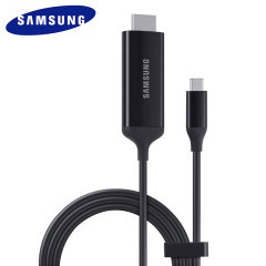 Official Samsung Black DeX 1.5m USB-C to HDMI Cable - For Samsung Galaxy Tab S9 FE Plus
