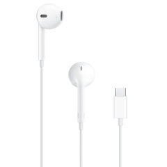 Official Apple White Earphones with USB-C Connector - For iPhone 15 Pro Max