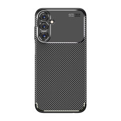 Olixar Black Carbon Fibre Case - For Samsung Galaxy A15