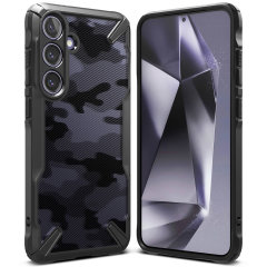 Ringke Fusion X Protective Camo Black Case - For Samsung Galaxy S24 Plus