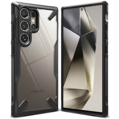 Ringke Fusion X Protective Black Case - For Samsung Galaxy S24 Ultra