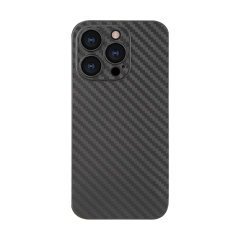 Olixar Black SlimAir Carbon Fibre Case - For iPhone 14 Pro