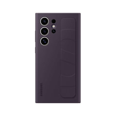Official Samsung Dark Violet Standing Grip Case - For Samsung Galaxy S24 Ultra