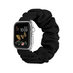 Olixar Black Scrunchies Band - For Apple Watch Series 7 45mm