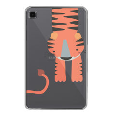 LoveCases Orange Tiger Case - For Samsung Galaxy Tab A7