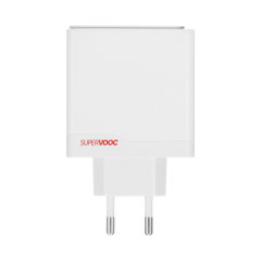 Official OnePlus Supervooc 100W Dual USB-A & USB-C EU Mains Charger - For OnePlus 12