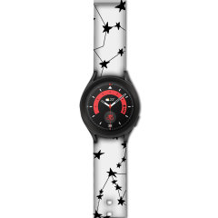 LoveCases Black Stars & Moons Strap (S/M) - For Samsung Galaxy Watch 5 Pro