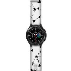 LoveCases Black Stars & Moons Strap (S/M) - For Samsung Galaxy Watch 4 Classic