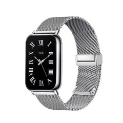 Olixar Silver Milanese Strap - For Xiaomi Mi Smart Band 8 Pro