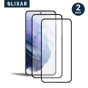 Olixar Two Pack Tempered Glass Screen Protectors - For Samsung Galaxy S22