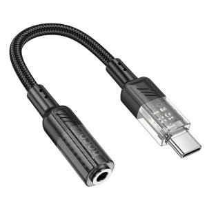 Hoco Black USB-C to 3.5mm Audio Jack Adapter