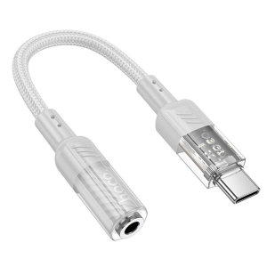 Hoco Grey USB-C to 3.5mm Audio Jack Adapter
