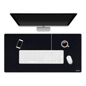 Olixar Black Oversized Desk, Gaming & Office Multi-Functional Mouse Mat - 2 Pack