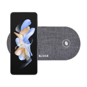 Olixar 20W Grey Dual Wireless Charger Pad - For Samsung Galaxy Z Flip 6