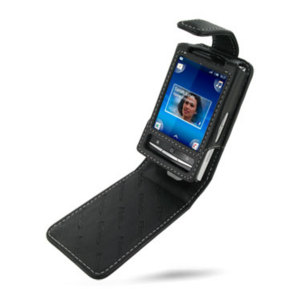 PDair Leather Flip Case - Sony Ericsson Xperia X10 Mini