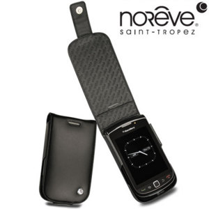 Etui en cuir BlackBerry Torch 9800 Noreve Tradition A - Noire