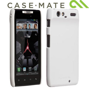 For those who prefer nothing to come between them and their Motorola RAZR, this white case is for you.