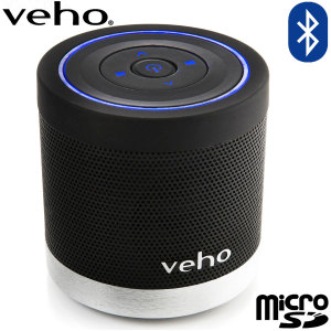 L'altoparlante Veho 360 M4 è piccolo e portatile e dispone di una batteria ricaricabile da 600 mAh che consente fino a 6 ore di autonomia.