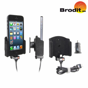 KFZ Aktiv Halter für einfaches und sicheres Laden Ihres iPhone 5S / 5 unterwegs.