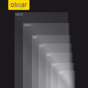 Mantenga la pantalla cualquier dispositivo en perfecto estado con este pack de 10 protectores de pantalla universales resistente a arañazos Olixar.