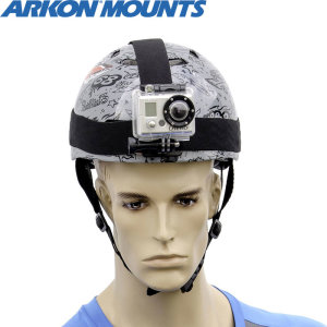 Strap your GoPro HERO3, HERO2, HERO or other small action camera to your head with this Arkon Head Strap Mount.